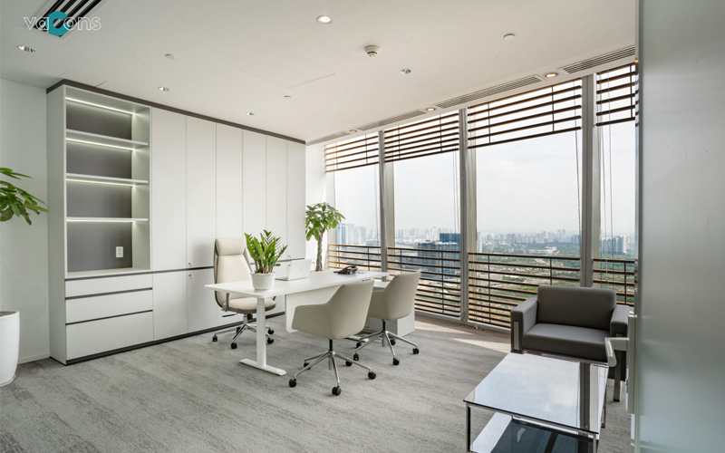 bố trí văn phòng làm việc