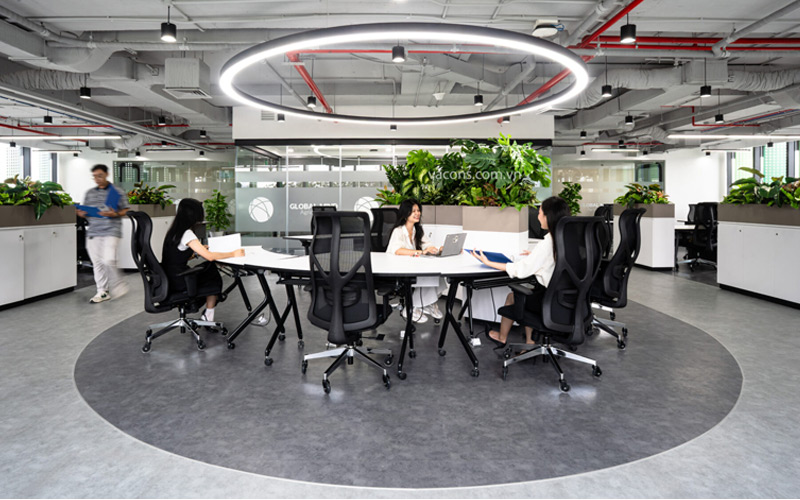 thiết kế văn phòng không gian mở