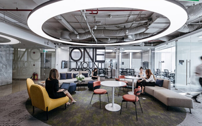 thiết kế văn phòng hiện đại