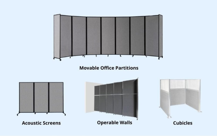 vách ngăn văn phòng