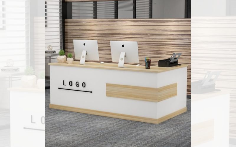 Quầy lễ tân văn phòng 