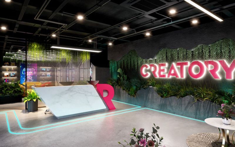 Quầy lễ tân văn phòng 