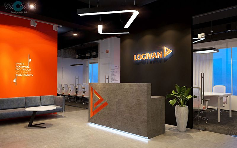 Quầy lễ tân văn phòng 