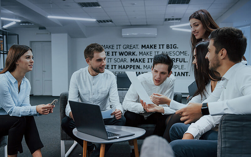 thiết kế văn phòng mở