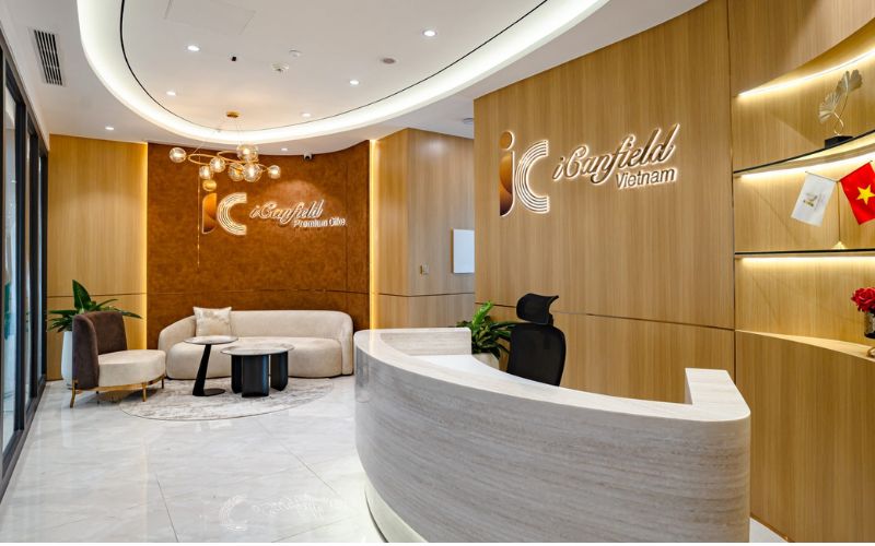 Quầy lễ tân văn phòng