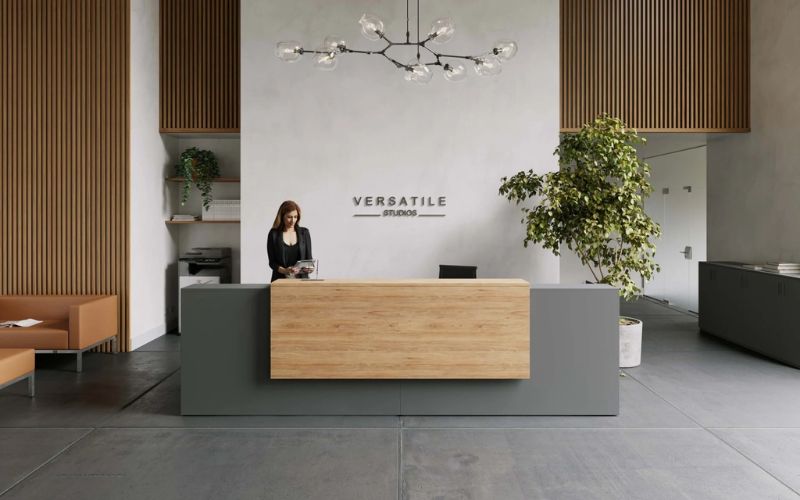 Quầy lễ tân văn phòng