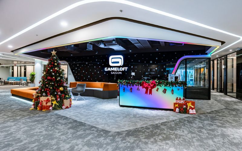 Quầy lễ tân văn phòng