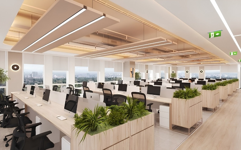 Thiết kế văn phòng hiện đại
