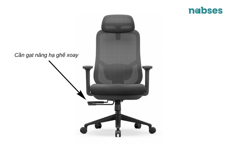 cách nâng ghế xoay