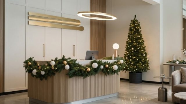 Trang Trí Noel Văn Phòng Natural Christmas Theo Hướng Hiện Đại